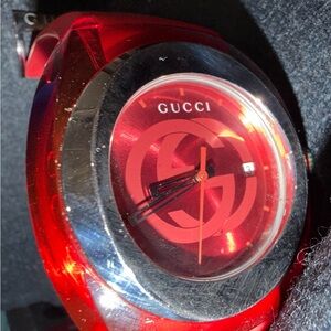 Gucci Bold Red Timepiece